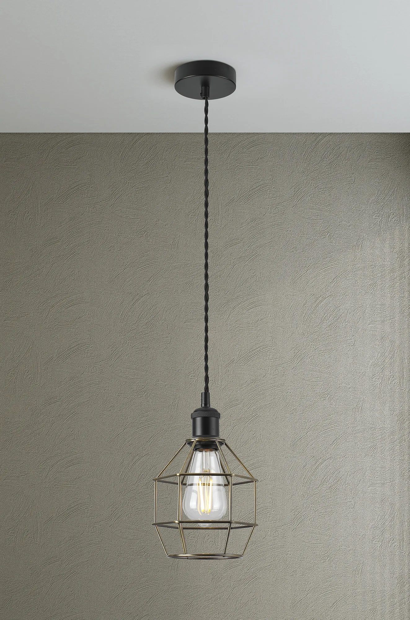 Walter-Matt Black Ceiling Lights Deco Single Pendant